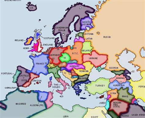 Training and Certification Options for MAP Map of Europe in French